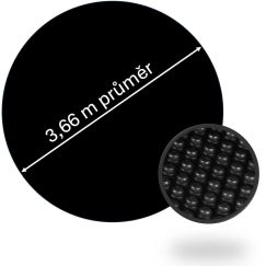Cf Group CF Saules segums baseiniem ar diametru 3,6 m, MELNS