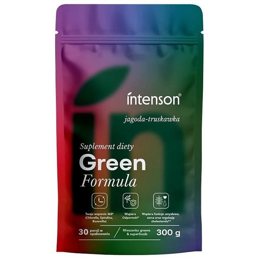 Intenson „Roheline Vormel" toidulisand „Maasikad" 300g