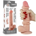 LoveToy 8'' Sliding-Skin Dildo