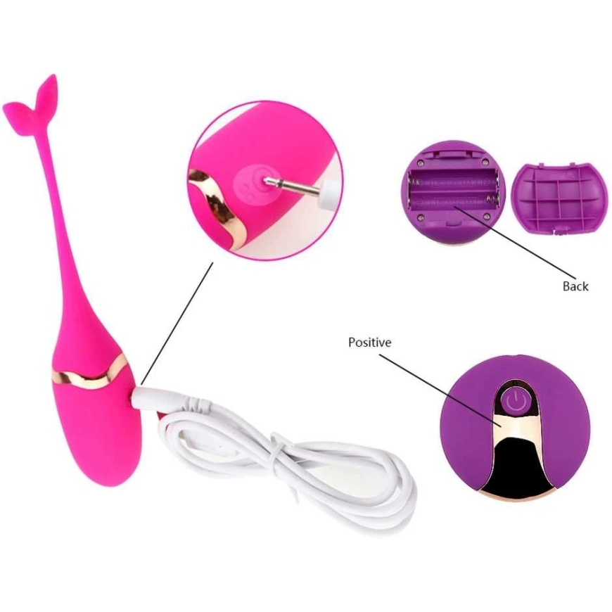 Яйцо Vibratong Lyla серии B (розовое) USB – 2