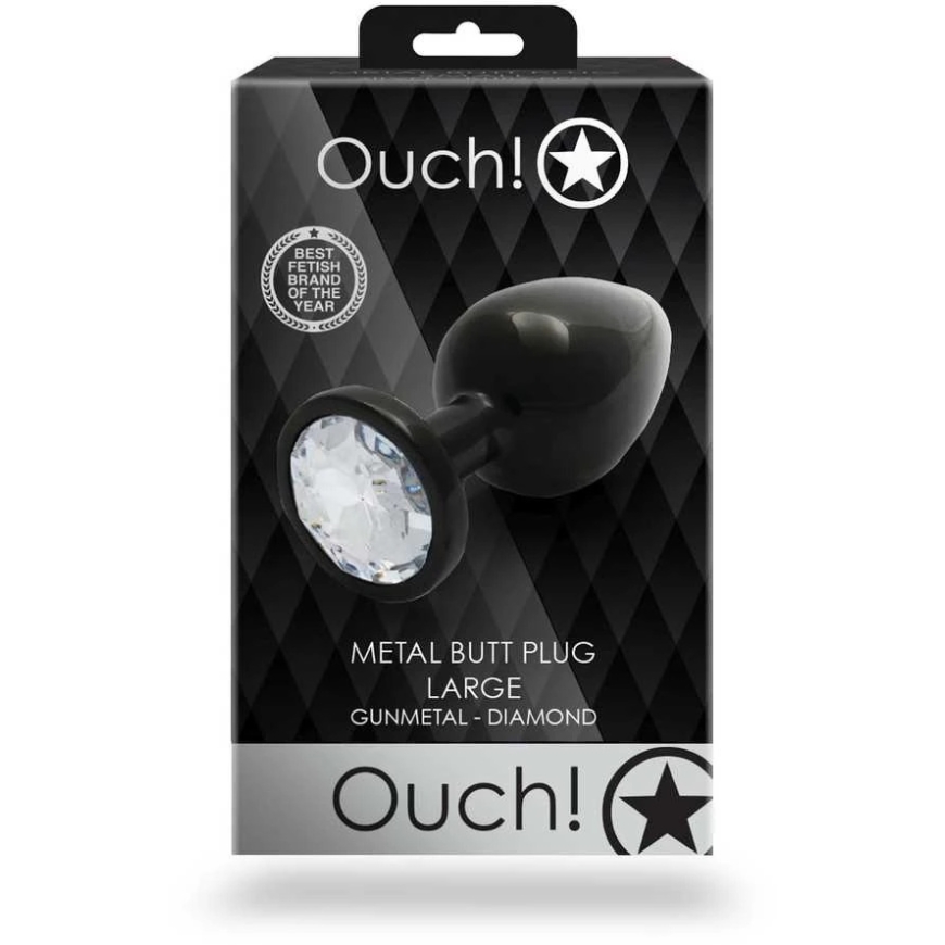 Ouch By Shots Pyöreä Gem Butt Plug - Suuri – 2
