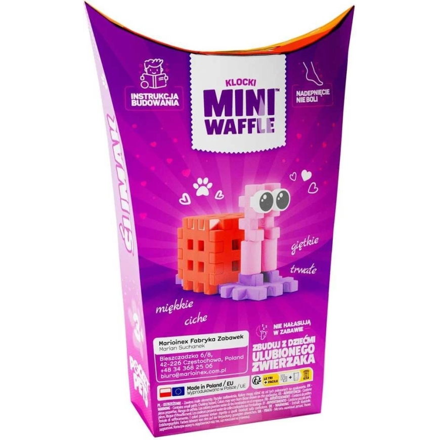 Marioinex Mini Waffle Pocket Pets Construction Blocks Snail – 3