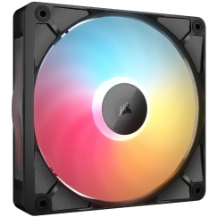 CORSAIR iCUE LINK RX140 RGB PWM fan, 140 mm, 1,700 RPM – Black