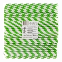 Live Paper Paberist joogikõrred ZigZag, rohelised/rööpkriipsud, D 8 mm, L 24 cm, 250 tk Live Paper Paberist joogikõrred ZigZag, rohelised/rööpkriipsud, D 8 mm, L 24 cm, 250 tk