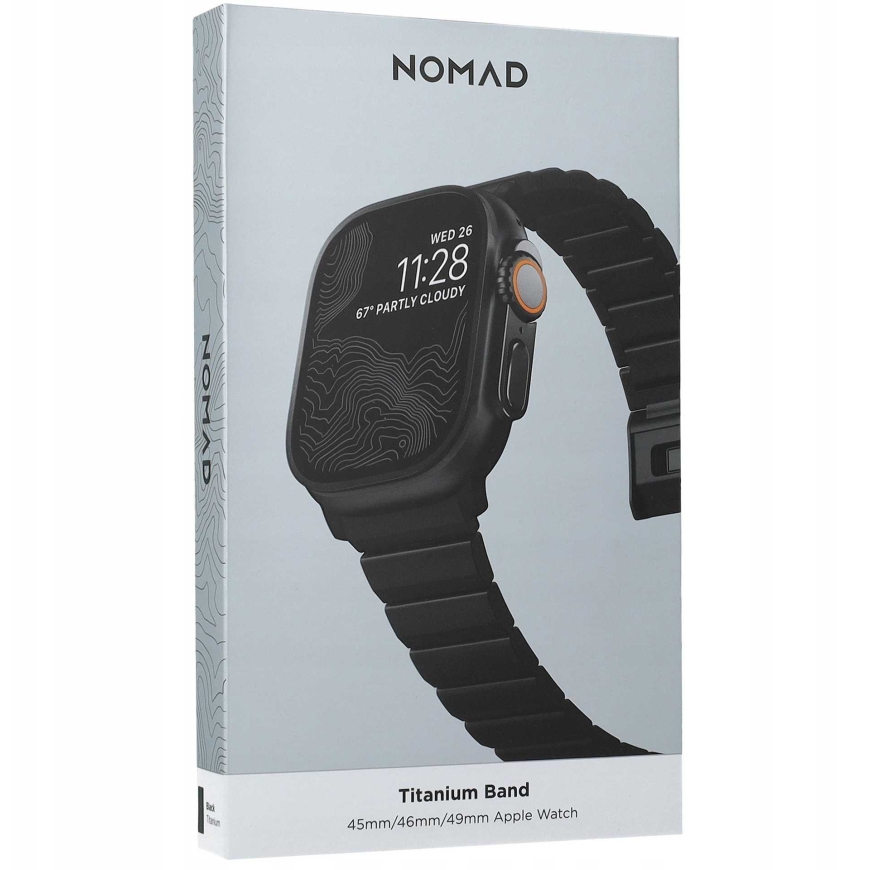 NOMAD Титанового ремешка для Apple Watch 46/49mm Черный – 5