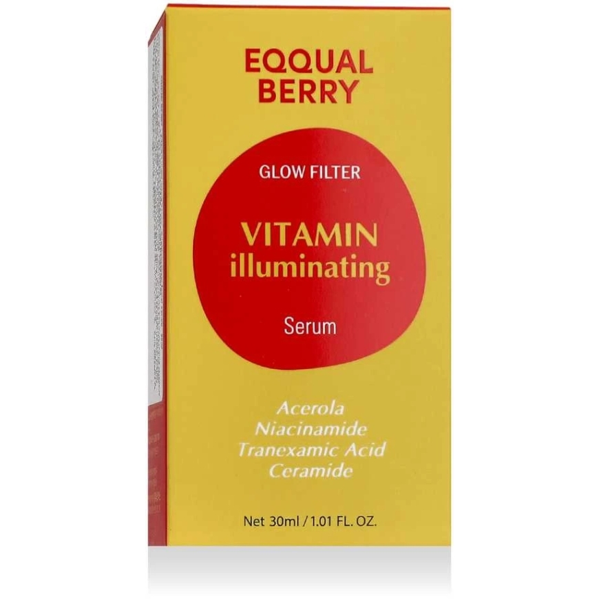 Eqqualberry Deep Cera Vitamin Illuminating Serum veido serumas, 30 ml – 2
