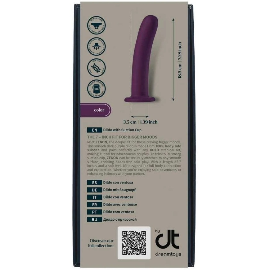 Dreamtoys BOLD. ZENON DILDS AR SUCĪTĀJU ZENON AR 6 COLLU DILDU – 4