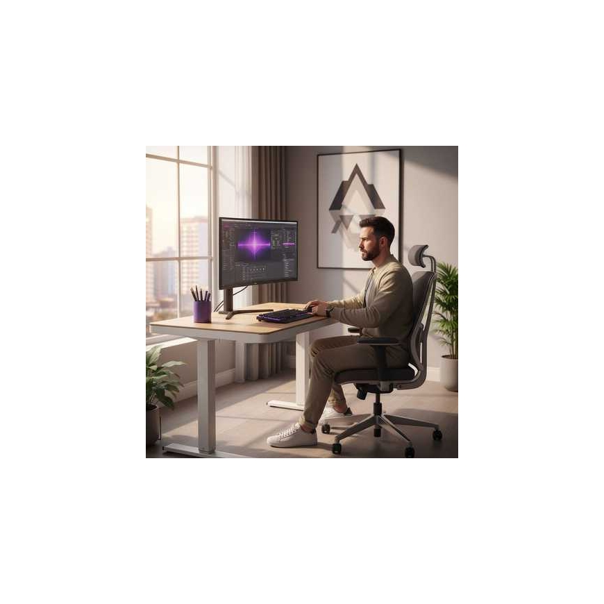 Spacetronik Electric Writing Desk 120x60 SPE-B128WL Ast 120_60 10 – 2