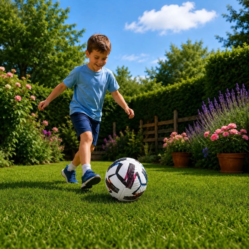 Lean Toys Jalgpall 22 cm – 4
