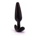 Lovetoy Silicone analinis kištukas su laikikliu juoda 11 cm