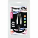 Lovetoy Silicone analinis kištukas su laikikliu juoda 11 cm