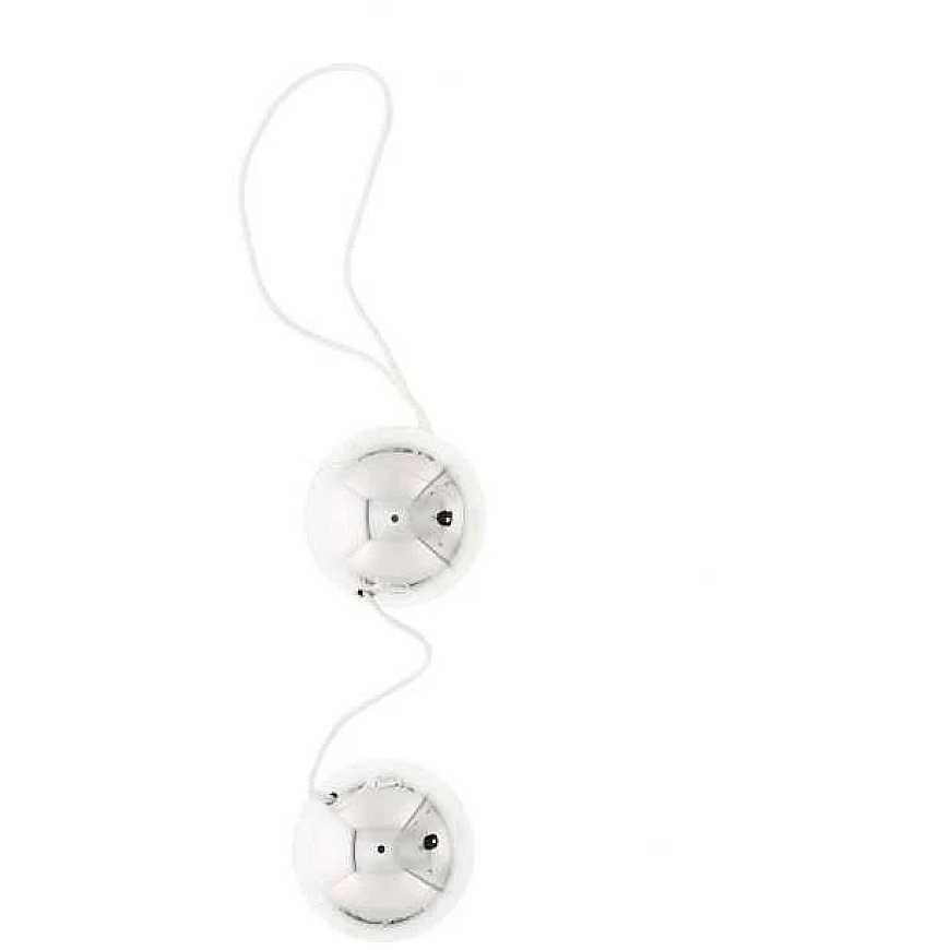 Seven creations Septyni kūriniai VIBRATONE DUO BALLS Sidabrinis BLISTERCARD