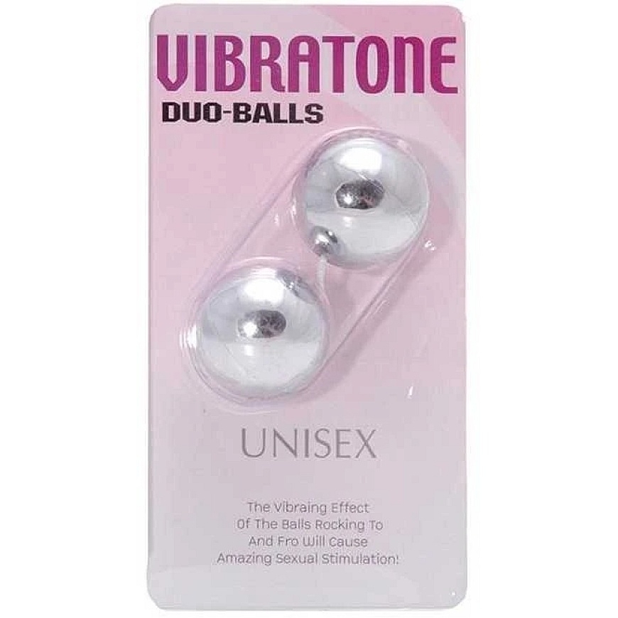 Seitsme loomingud VIBRATONE DUO BALLS Hõbedane BLISTERCARD – 2