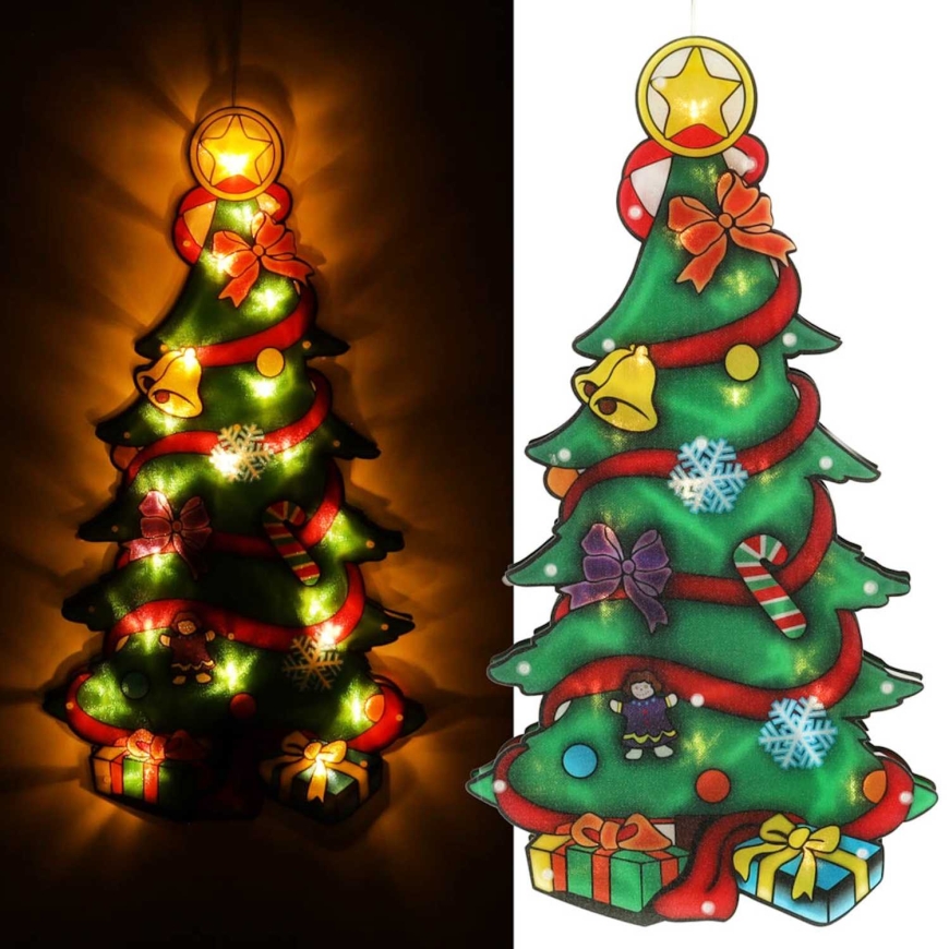 Riff LED Dekoracija lange 45cm Kalėdų eglutė