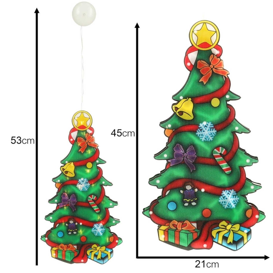 Riff LED Koriste ikkuna 45cm Joulukuusi – 4