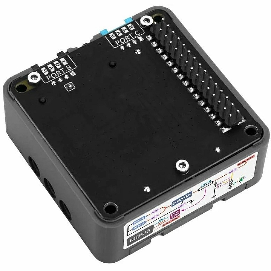 Base Dual 16340 – базовая станция с батареей на 1400 мАч – INA226 – M5Stack A179