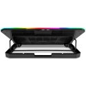 EVOLVEO CoolPro Laptop Cooling Pad, 2 Fans, RGB Backlight, Black EVOLVEO CoolPro Laptop Cooling Pad, 2 Fans, RGB Backlight, Black