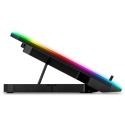 EVOLVEO CoolPro sülearvuti jahutuspad, 2 ventilaatorit, RGB taustvalgus, must EVOLVEO CoolPro sülearvuti jahutuspad, 2 ventilaatorit, RGB taustvalgus, must