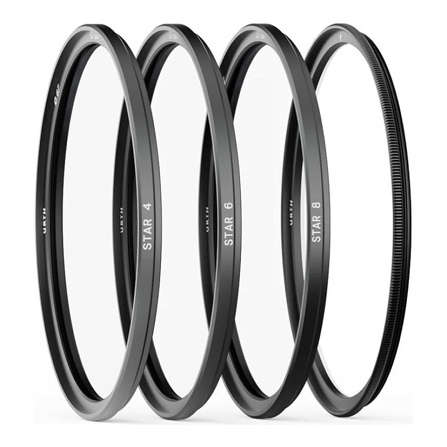 Camera Lens Filter - Urth 82 mm Magnetic "Stellar" Filter Set "Plus+" with 4, 6, and 8 Point Filters – 3