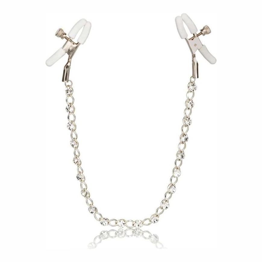 Calexotics Crystal Chain Nipple Clamps _