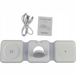 „Teltech“ juhtmeta induktsioonipuhastaja „MagSafe 3w1 15W“ + C-tüüpi kaabel - C-tüüpi ax
