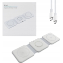 „Teltech“ bezvadu indukcijas tīrītājs „MagSafe 3w1 15W“ + C tipa kabelis - C tipa cirvis „Teltech“ bezvadu indukcijas tīrītājs „MagSafe 3w1 15W“ + C tipa kabelis - C tipa cirvis