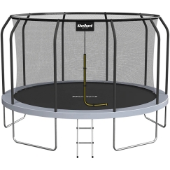 Trampolina „Rebel Active PRO“ batutas 12 pėdų / 366 cm, tinklas, kopėčios