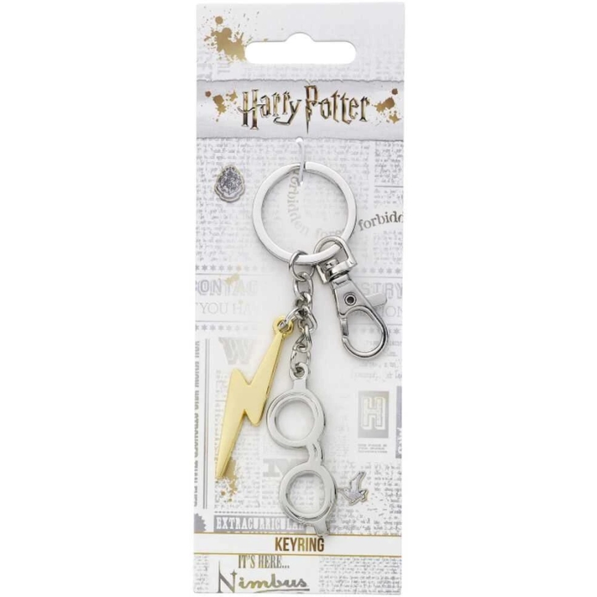 The Carat Shop Harry Potter Lightning Bolt & Glasses keyring