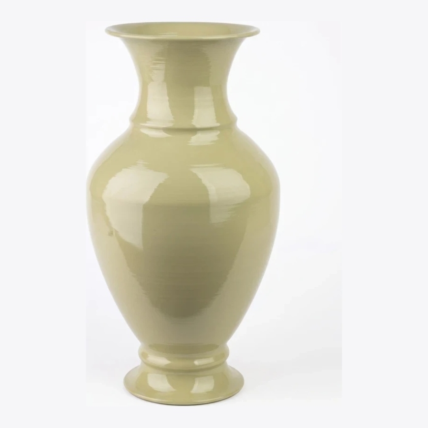 Mondex Since 1986 ROGER Vase 17x21.5x41cm sage color