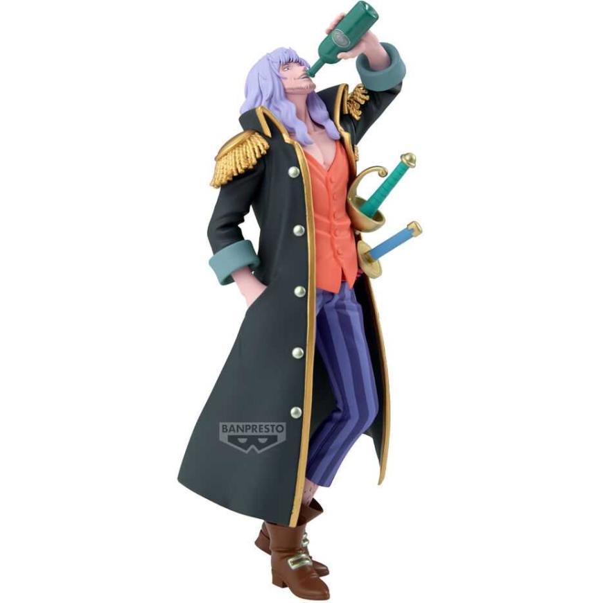 Banpresto One Piece Battle Record Collection Kapteeni John -figuuri 21 cm