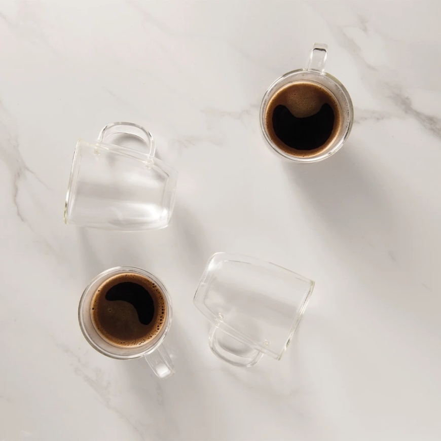 Bodum Bistro divkāršo sienu krūzes, 450 ml, 2 gab., caurspīdīgas – 5
