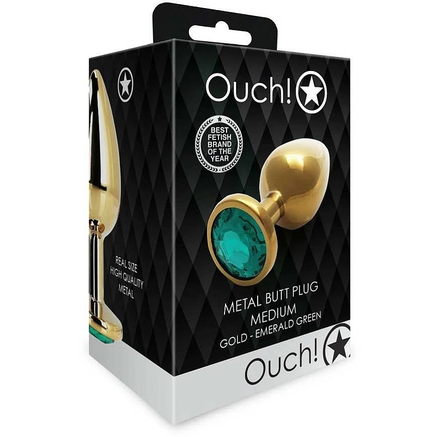 Ouch By Shots Ouch! Ümar gem butt plug - Keskmine – 3