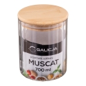 Glass container, 0.7 L, 10 x 10 x 13 cm, 40390, GALICJA