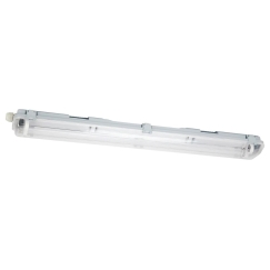 Герметичный светильник VANTO 2xT8 IP65 60 см серый ABS/PS с отражателем 203877-III (5905378218604)