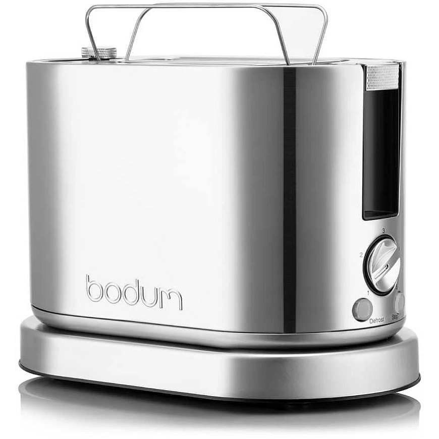 Bodum Тостер Bistro 2.0 на 2 тоста матовый хром