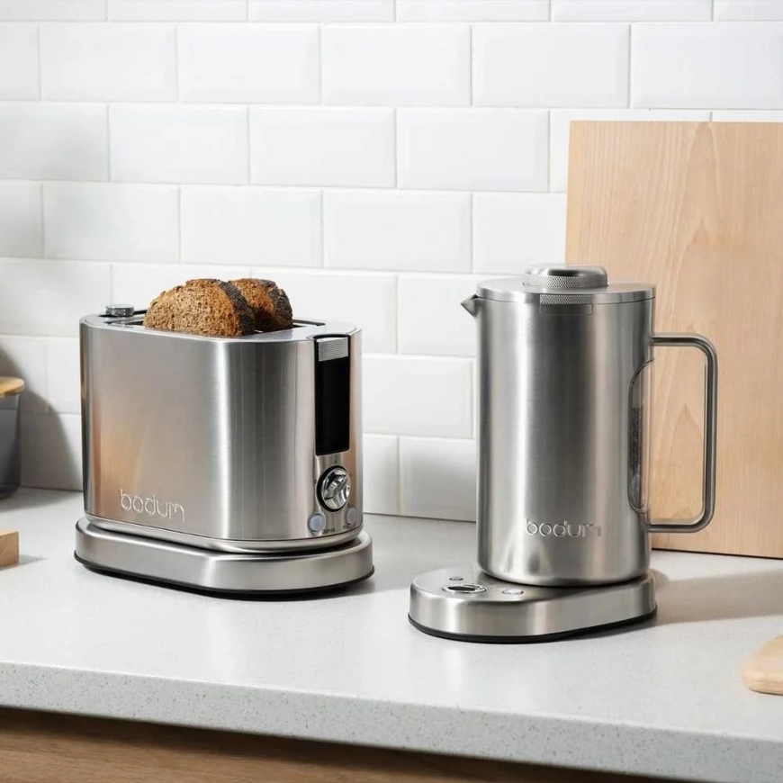 Bodum Bistro 2.0 kahden viipaleen paahtiminen mattakromi – 3