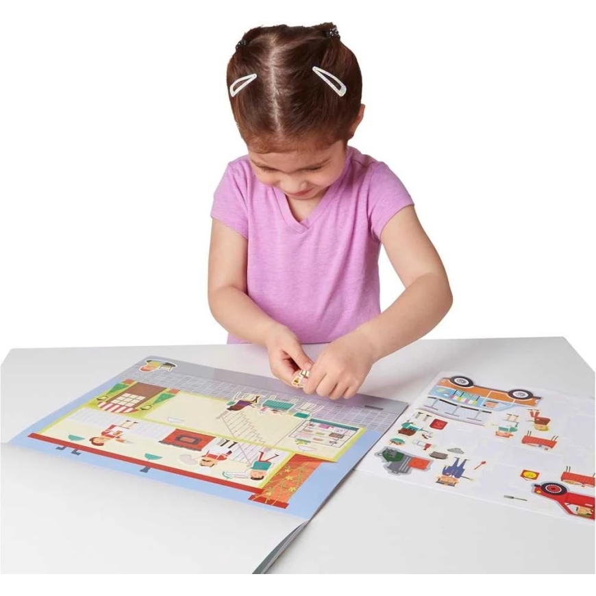 Sticker Notepad "My City" – Reusable Board and Sticker Set Melissa & Doug – 4