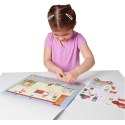Siltide plokk „Minu linn“ – korduvkasutatavate tahvlite ja kleebiste komplekt Melissa & Doug