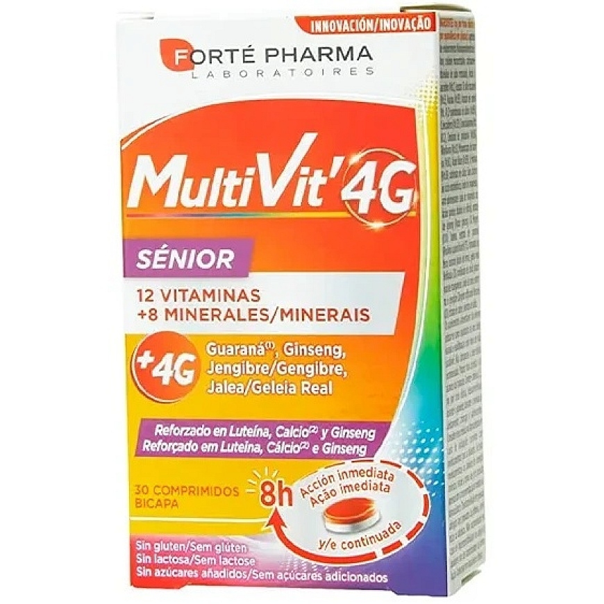 Forté Pharma 12 Multivit 4G Senior 30 tablečių – 3