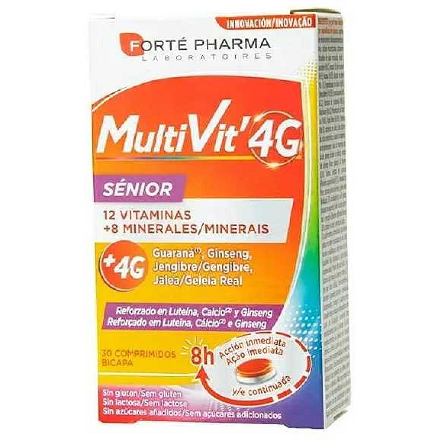 Forté Pharma 12 Multivit 4G Senior 30 tablečių – 4