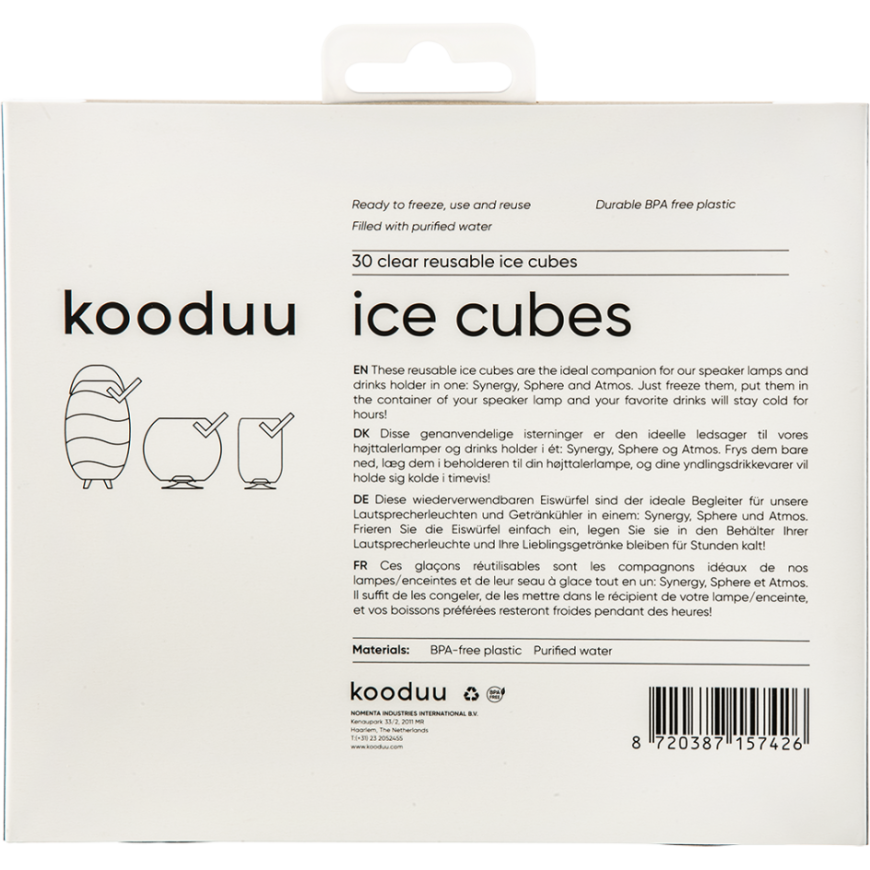 Kooduu – reusable ice cubes for cooling drinks in Synergy lamps – 5