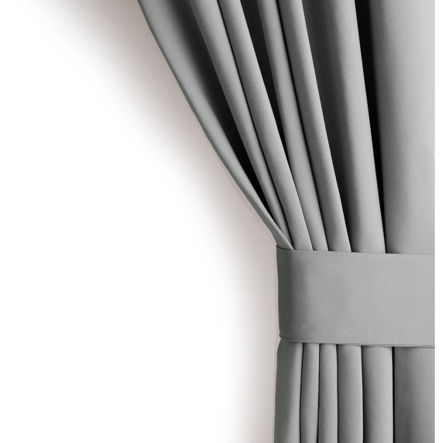Harmaa verho silmukoilla AmeliaHome 200 × 245 cm – 4