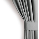 Gray curtain with loops AmeliaHome 200 × 245 cm Gray curtain with loops AmeliaHome 200 × 245 cm