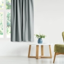 Gray curtain with loops AmeliaHome 200 × 245 cm Gray curtain with loops AmeliaHome 200 × 245 cm