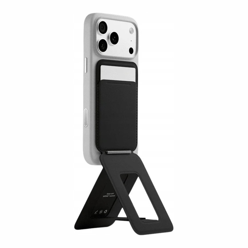 Moft Movas Snap Case Tripod MagSafe Magnetic Wallet and Phone Stand, Misty Black Color – 2