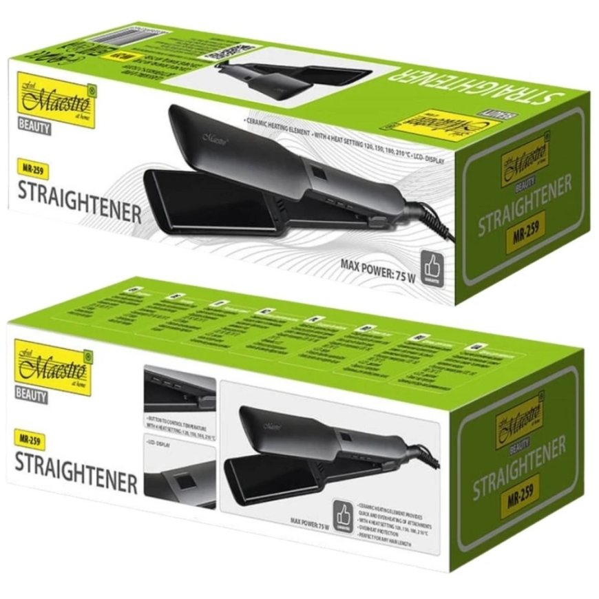 Выпрямитель для волос 75W MAESTRO MR-259 – 3
