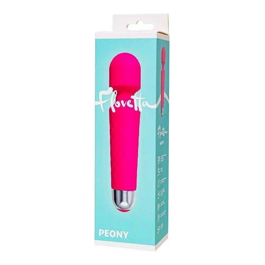 Vibreeriv massaažiseade Toyfa Flovetta Peony, silikoon, roosa, 20,5 cm