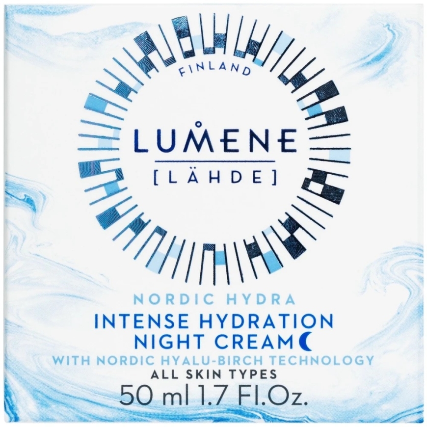 Lumene Nordic Hydra [Lähde] intensīvi mitrinošs nakts sejas krēms 50 ml – 2