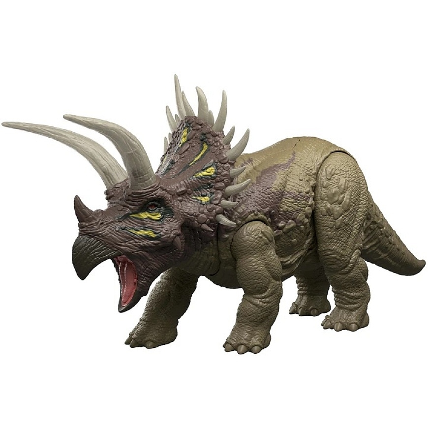 Mattel Interaktiivinen dinosauruksen Jurassic World -selviytymistriceratops ääni- ja valofiguuri – 3