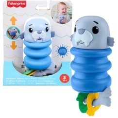 Mattel Aistingu rattlemänguasi beebidele „Mors“ silikoonpringiga
